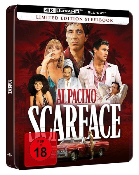 Produktbild: Scarface (1983) - Steelbook - Limited Edition (4K Ultra HD) (+ Blu-ray)