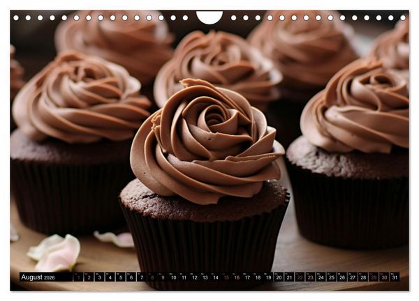 Produktbild: Cupcakes - die s&uuml;&szlig;e Verf&uuml;hrung (Wandkalender 2026 DIN A4 quer), CALVENDO Monatskalender