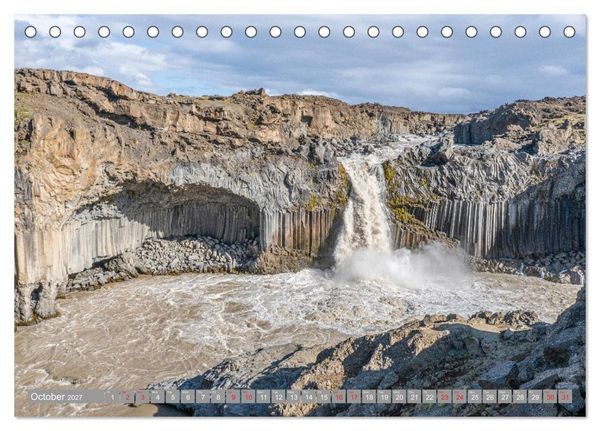 Produktbild: ICELAND pristine landscapes (Desk Calendar 2027 DIN A5 landscape), CALVENDO 12 Month DeskCalendar