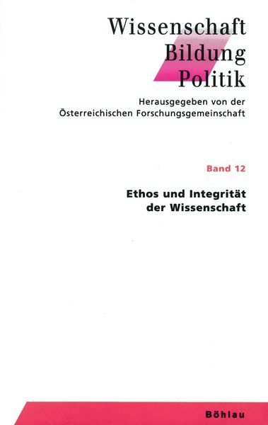 Produktbild: Ethos und Integrit&auml;t der Wissenschaft
