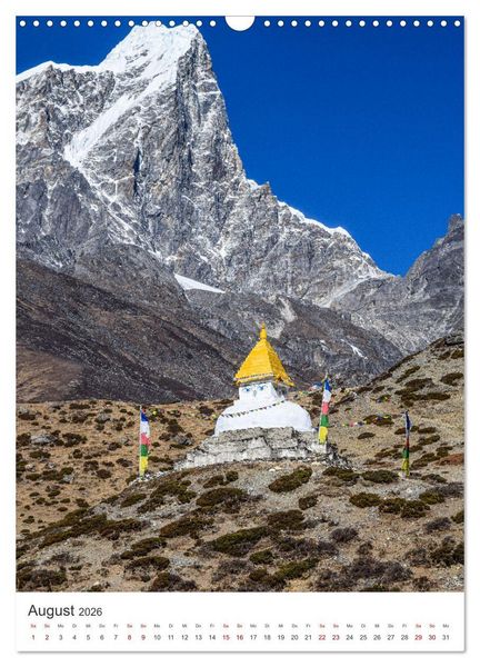Produktbild: Nepal- K&ouml;nigreich der G&ouml;tter (Wandkalender 2026 DIN A3 hoch), CALVENDO Monatskalender
