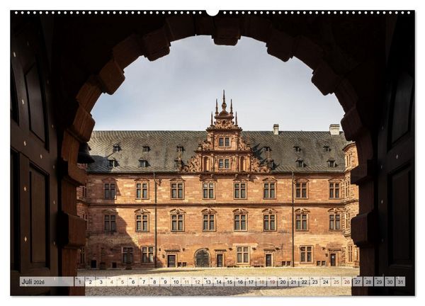 Produktbild: Aschaffenburg - Ein Streifzug durch die liebenswerte Stadt am Main (Wandkalender 2026 DIN A2 quer), CALVENDO Monatskalender