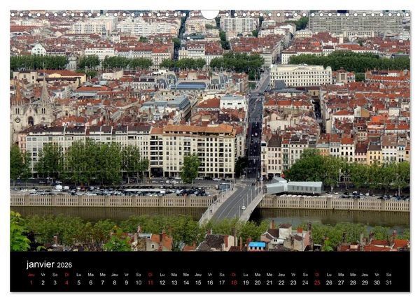 Produktbild: Tout simplement Lyon (Calendrier mural 2026 DIN A3 vertical), CALVENDO calendrier mensuel