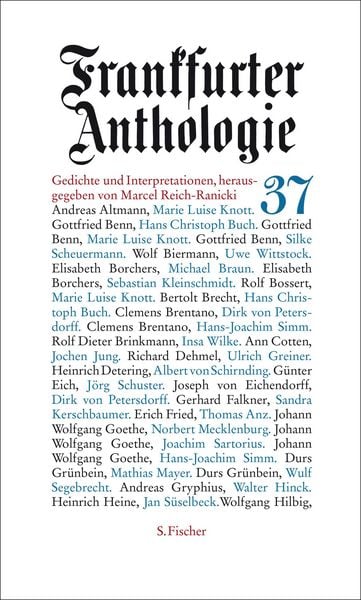Produktbild: Frankfurter Anthologie