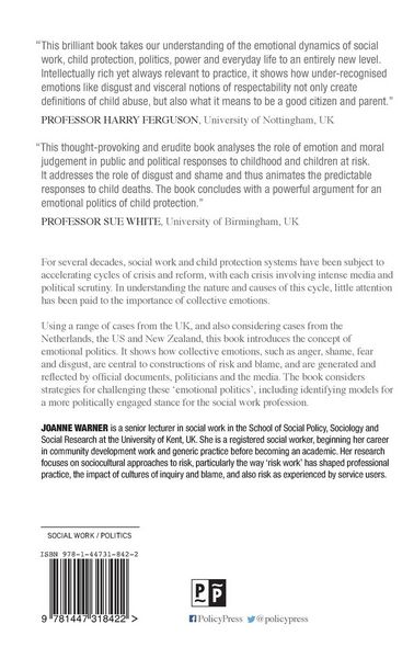 Produktbild: The emotional politics of social work and child protection