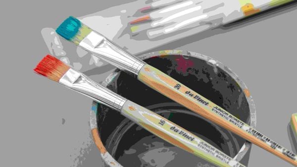 Produktbild: da Vinci Pinsel Junior mit synthetischen Borsten, flach, Serie 329 Gr. 14