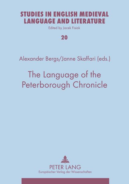 Produktbild: The Language of the Peterborough Chronicle