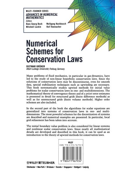 Produktbild: Numerical Schemes for Conservation Laws