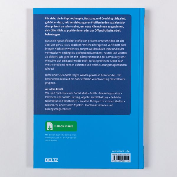 Produktbild: Social-Media-Profile in Psychotherapie, Beratung und Coaching