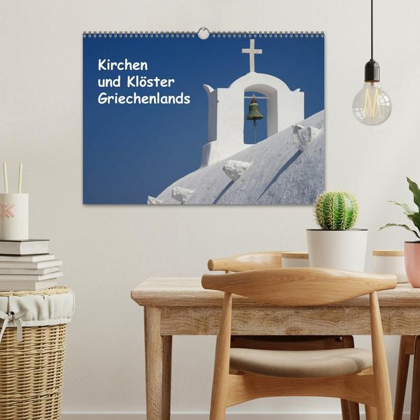 Produktbild: Kirchen und Kl&ouml;ster Griechenlands (Wandkalender 2026 DIN A3 quer), CALVENDO Monatskalender