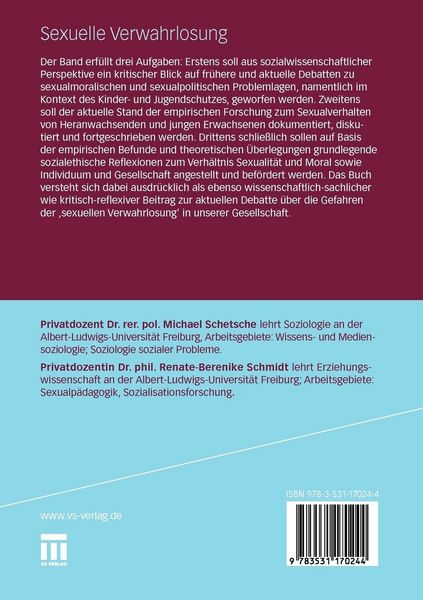 Produktbild: Sexuelle Verwahrlosung