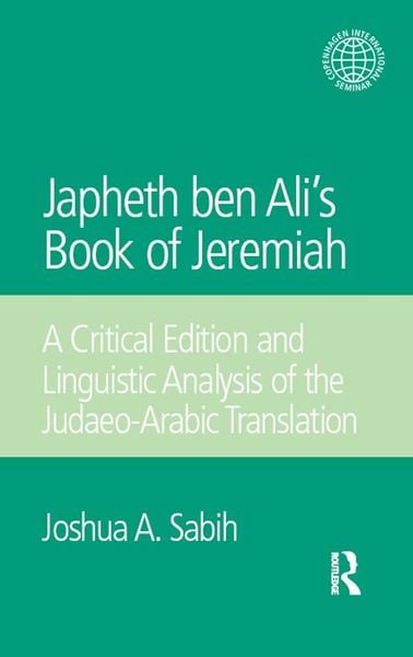 Produktbild: Japheth ben Ali's Book of Jeremiah