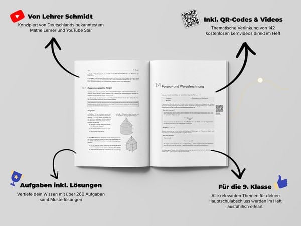 Produktbild: Mathe 9. Klasse Hauptschulabschluss