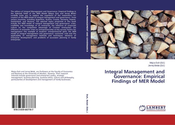 Produktbild: Integral Management and Governance: Empirical Findings of MER Model