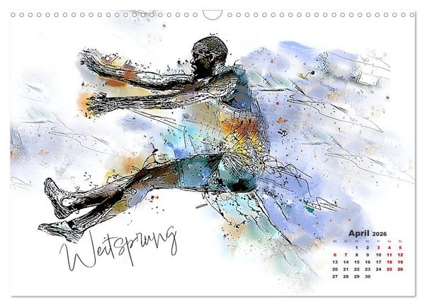 Produktbild: Olympische Luftspr&uuml;nge (Wandkalender 2026 DIN A3 quer), CALVENDO Monatskalender