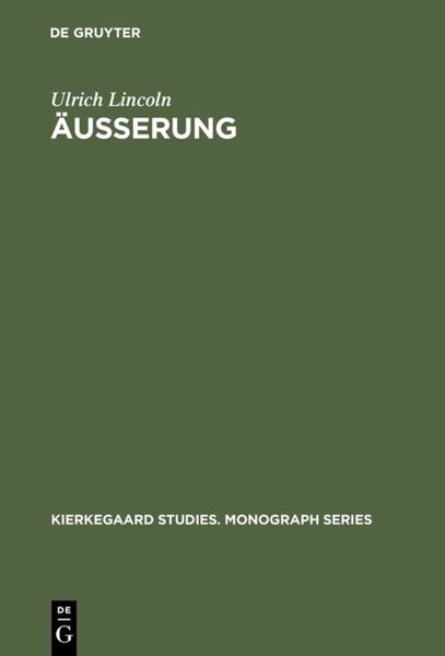 Produktbild: &Auml;u&szlig;erung