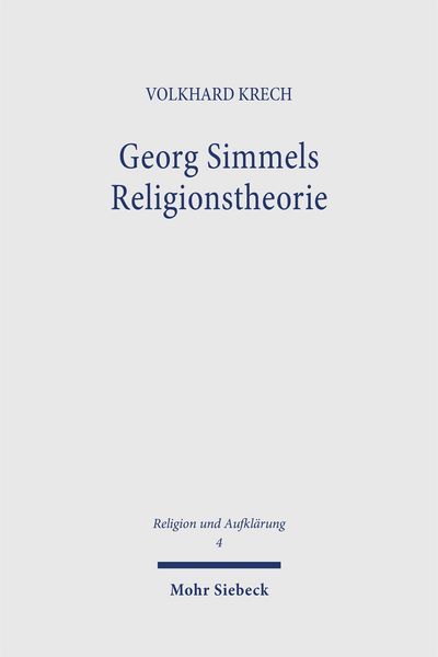Produktbild: Georg Simmels Religionstheorie