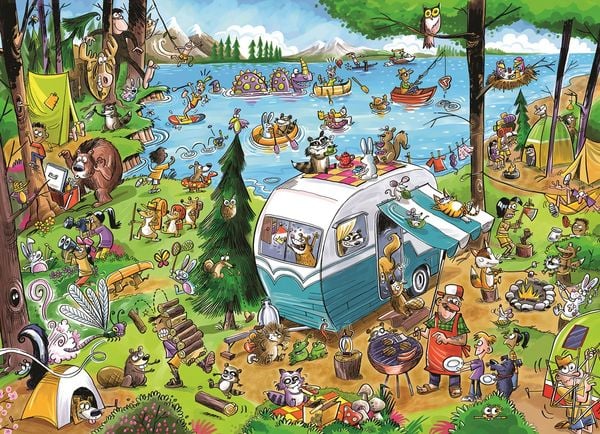 Produktbild: Verr&uuml;ckter Campingplatz 1000 Teile