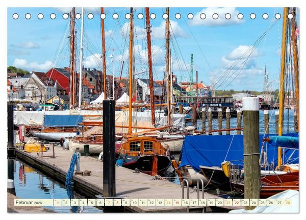 Produktbild: Bezauberndes Flensburg (Tischkalender 2026 DIN A5 quer), CALVENDO Monatskalender