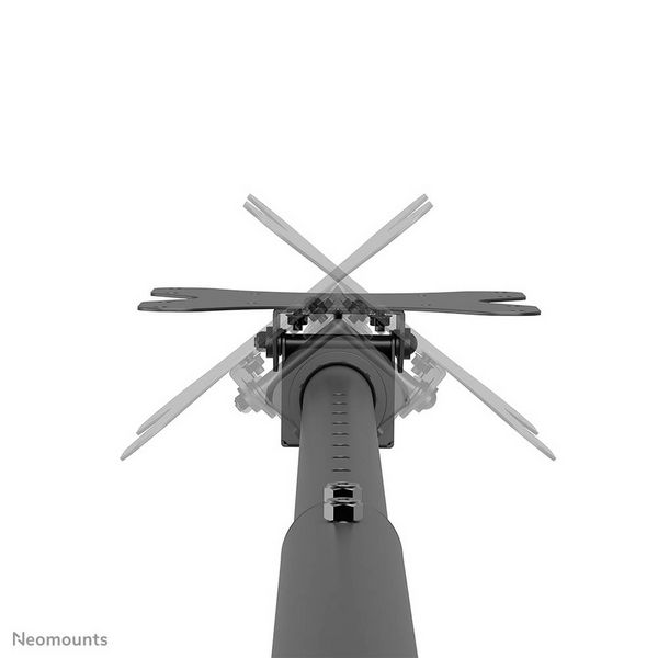Produktbild: Neomounts CL35-340BL12 TV-Deckenhalterung 58,4 cm (23") - 106,7 cm (42") Deckenhalter, H&ouml;henverstellbar, Schwenkbar, Neigbar