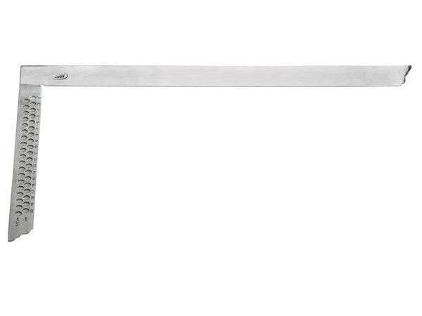 Produktbild: Zimmermannswinkel 0396456 Schenkel lang 1000 mm Schenkel kurz 380 mm Ausf&uuml;hrung mit Anrei&szlig;l&ouml;chern