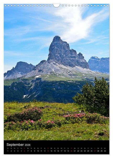 Produktbild: Dolomiten &ndash; Eine Gipfelparade (Wandkalender 2026 DIN A3 hoch), CALVENDO Monatskalender