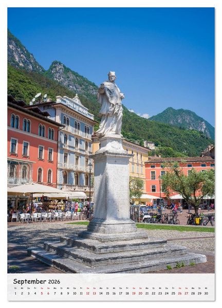 Produktbild: Riva del Garda ... und die Ponalestra&szlig;e (Wandkalender 2026 DIN A3 hoch), CALVENDO Monatskalender