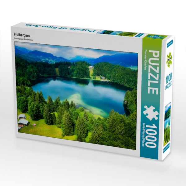 Produktbild: CALVENDO Puzzle Freibergsee | 1000 Teile Lege-Gr&ouml;&szlig;e 64x48cm Foto-Puzzle f&uuml;r gl&uuml;ckliche Stunden