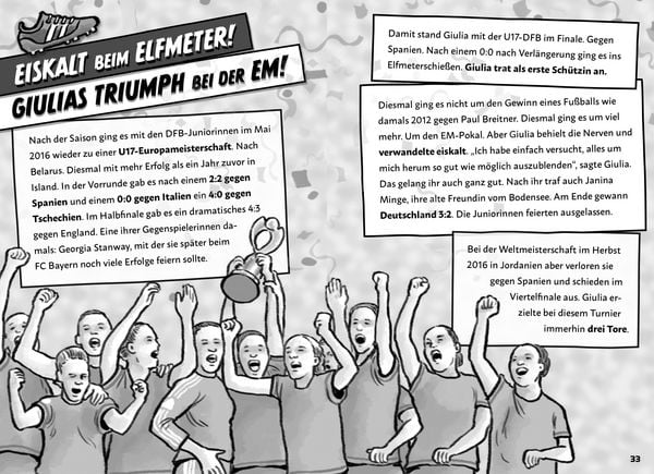 Produktbild: Meine Fu&szlig;ballheldin Giulia Gwinn &ndash; Ihre Geschichte, ihre Spiele, ihre Rekorde