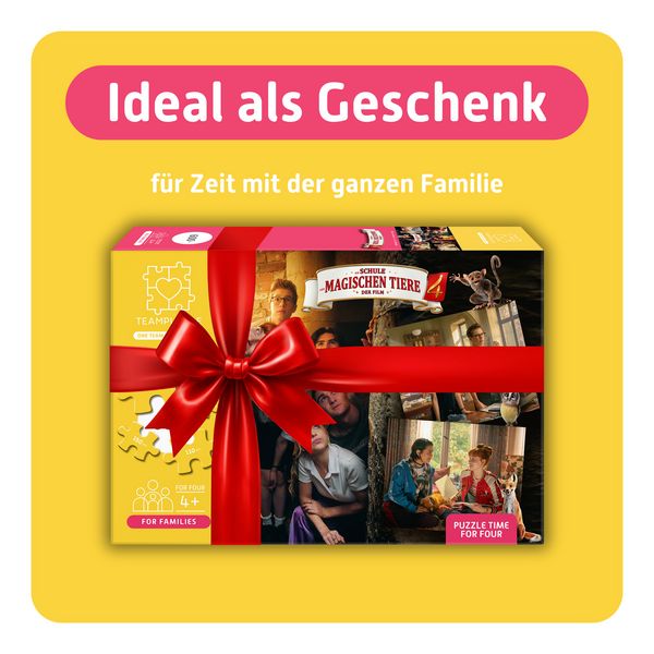 Produktbild: TEAMPUZZLE &ndash; Schule der magischen Tiere 4 &ndash; 600 Teile &ndash; Puzzle mit gro&szlig;en & kleinen Teilen