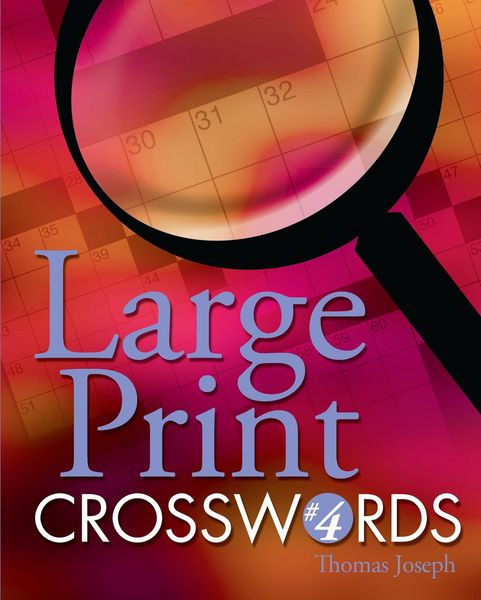 Produktbild: Large Print Crosswords #4