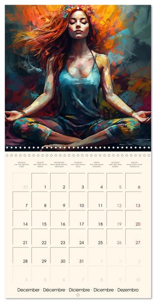 Produktbild: Never Forget Yoga (Wall Calendar 2026 12 &times; 12 Inch) CALVENDO 12 Month Wall Calendar