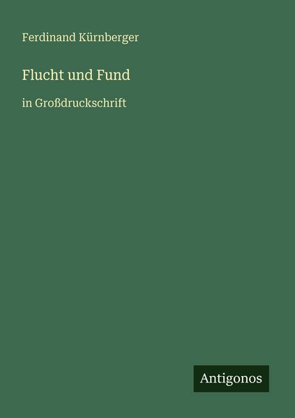Produktbild: Flucht und Fund