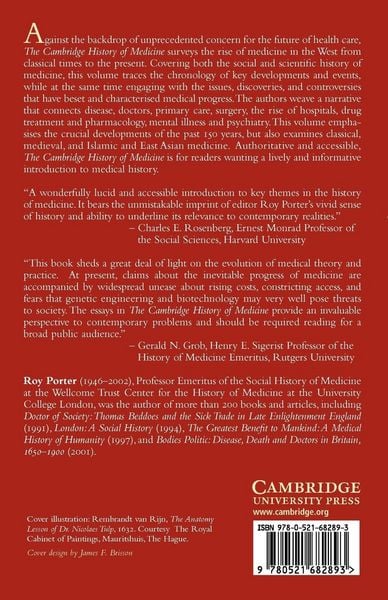 Produktbild: The Cambridge History of Medicine