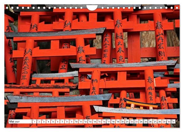 Produktbild: Japan Gl&uuml;cksbringer (Wandkalender 2027 DIN A4 quer), CALVENDO Monatskalender
