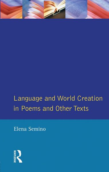 Produktbild: Language and World Creation in Poems and Other Texts