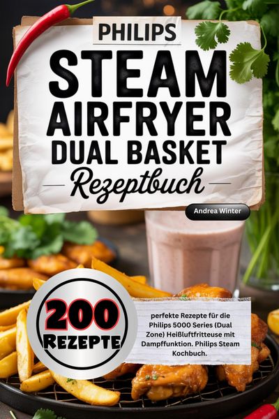 Produktbild: Philips Steam Airfryer Dual Basket Rezeptbuch