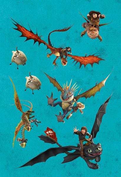 Produktbild: Dragons: Drachenstarker Sticker- und Malspa&szlig;
