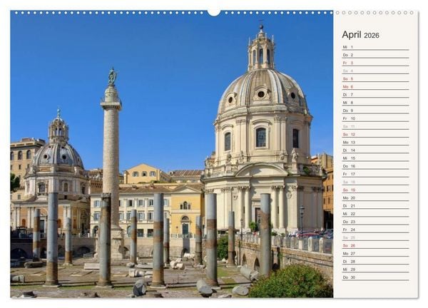 Produktbild: Rom - Die Ewige Stadt (hochwertiger Premium Wandkalender 2026 DIN A2 quer), Kunstdruck in Hochglanz