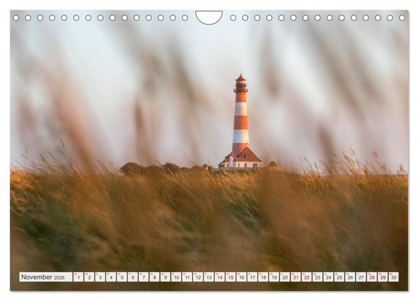 Produktbild: Urlaub in Nordfriesland (Wandkalender 2026 DIN A4 quer), CALVENDO Monatskalender