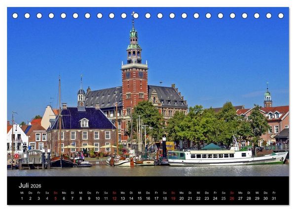 Produktbild: Ostfriesland (Tischkalender 2026 DIN A5 quer), CALVENDO Monatskalender