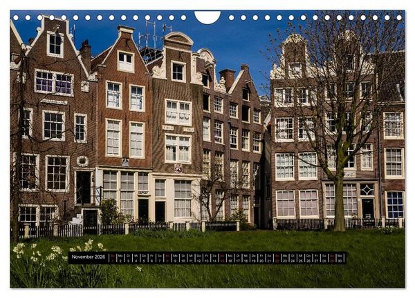 Produktbild: Amsterdam - Impressionen aus dem Grachtengordel (Wandkalender 2026 DIN A4 quer), CALVENDO Monatskalender