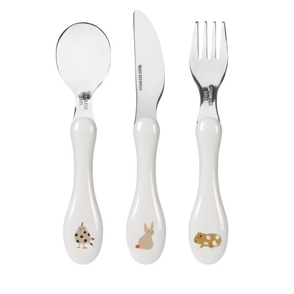 Produktbild: Cutlery 3 pcs Little Mateys spicy orange