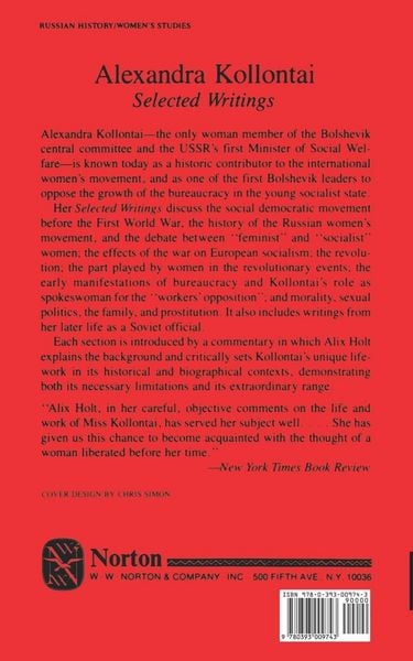 Produktbild: Selected Writings of Alexandra Kollontai