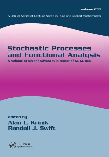 Produktbild: Stochastic Processes and Functional Analysis