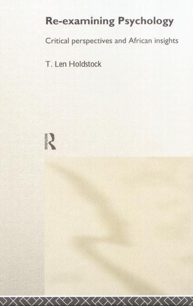 Produktbild: Holdstock, L: Re-examining Psychology