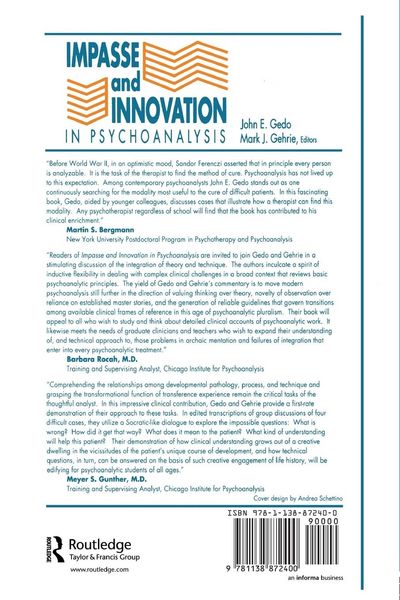 Produktbild: Impasse and Innovation in Psychoanalysis