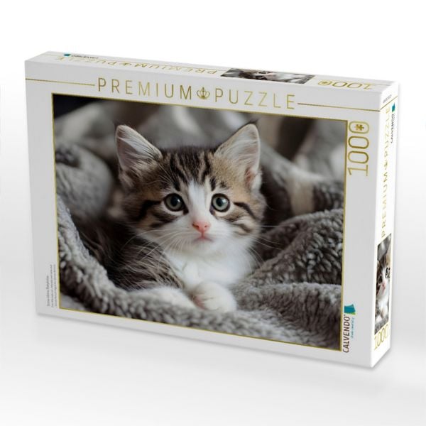 Produktbild: CALVENDO Puzzle S&uuml;sse kleine Babykatze | 1000 Teile Lege-Gr&ouml;&szlig;e 64x48cm Foto-Puzzle f&uuml;r gl&uuml;ckliche Stunden