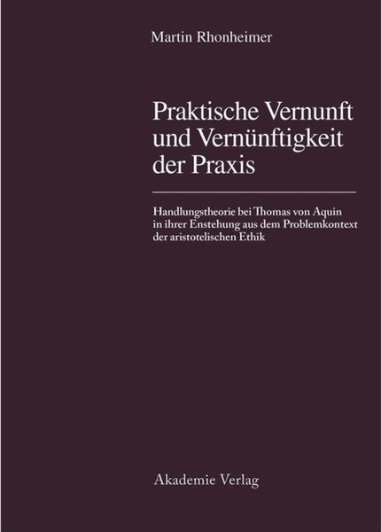 Produktbild: Praktische Vernunft und Vern&uuml;nftigkeit der Praxis