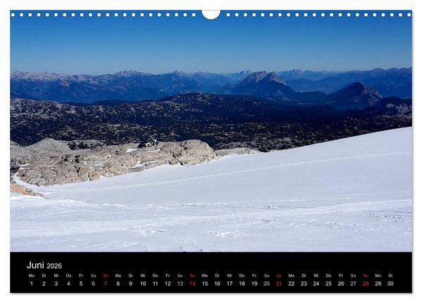 Produktbild: Der Dachstein - Massiv in den Alpen (Wandkalender 2026 DIN A3 quer), CALVENDO Monatskalender
